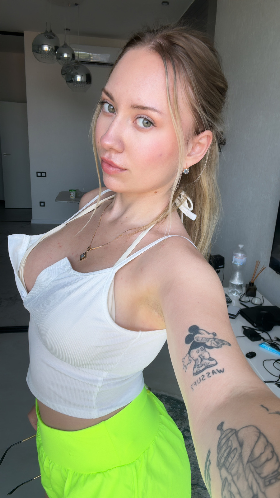 KateV in her underwear in Chandigarh